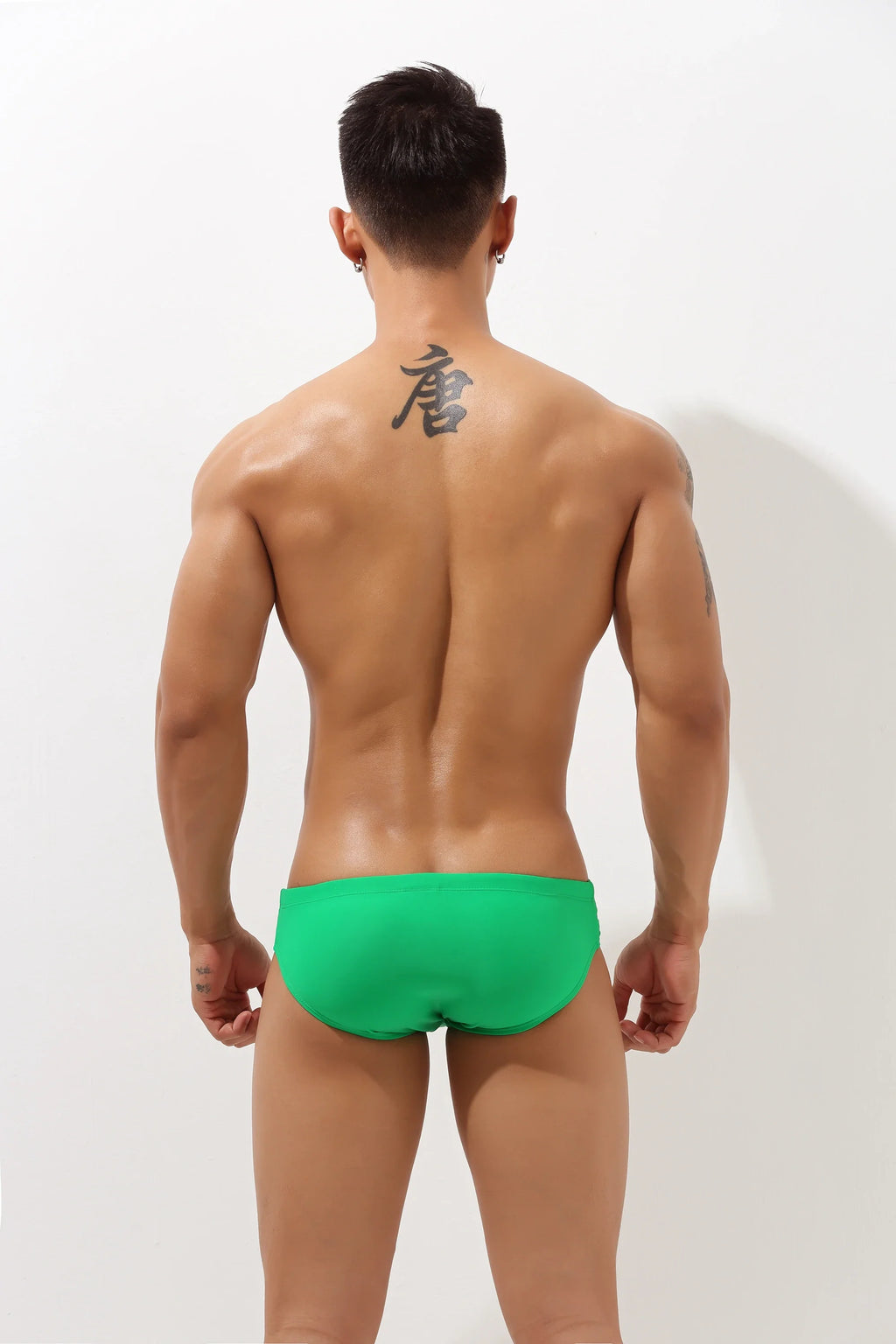 Sexy Low-Rise Swim Briefs for Men with Hollow Design - URBANPICK FASHION