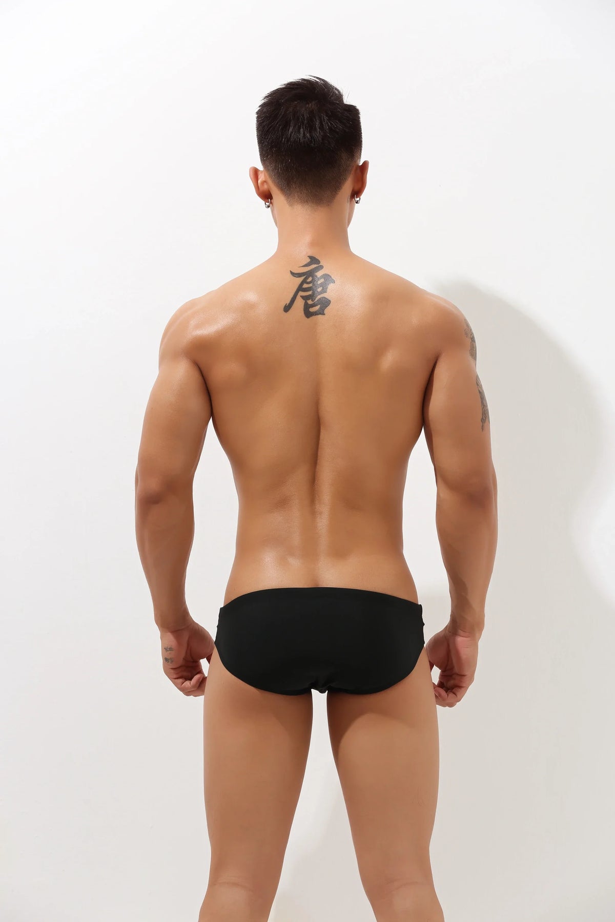 Sexy Low-Rise Swim Briefs for Men with Hollow Design - URBANPICK FASHION