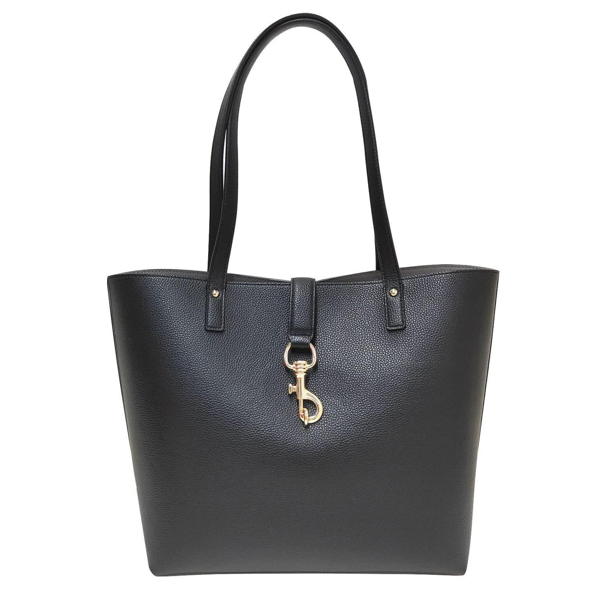 Pebbled Genuine Leather Tote Bag for Women – 16″ Laptop Work Tote - URBANPICK FASHION