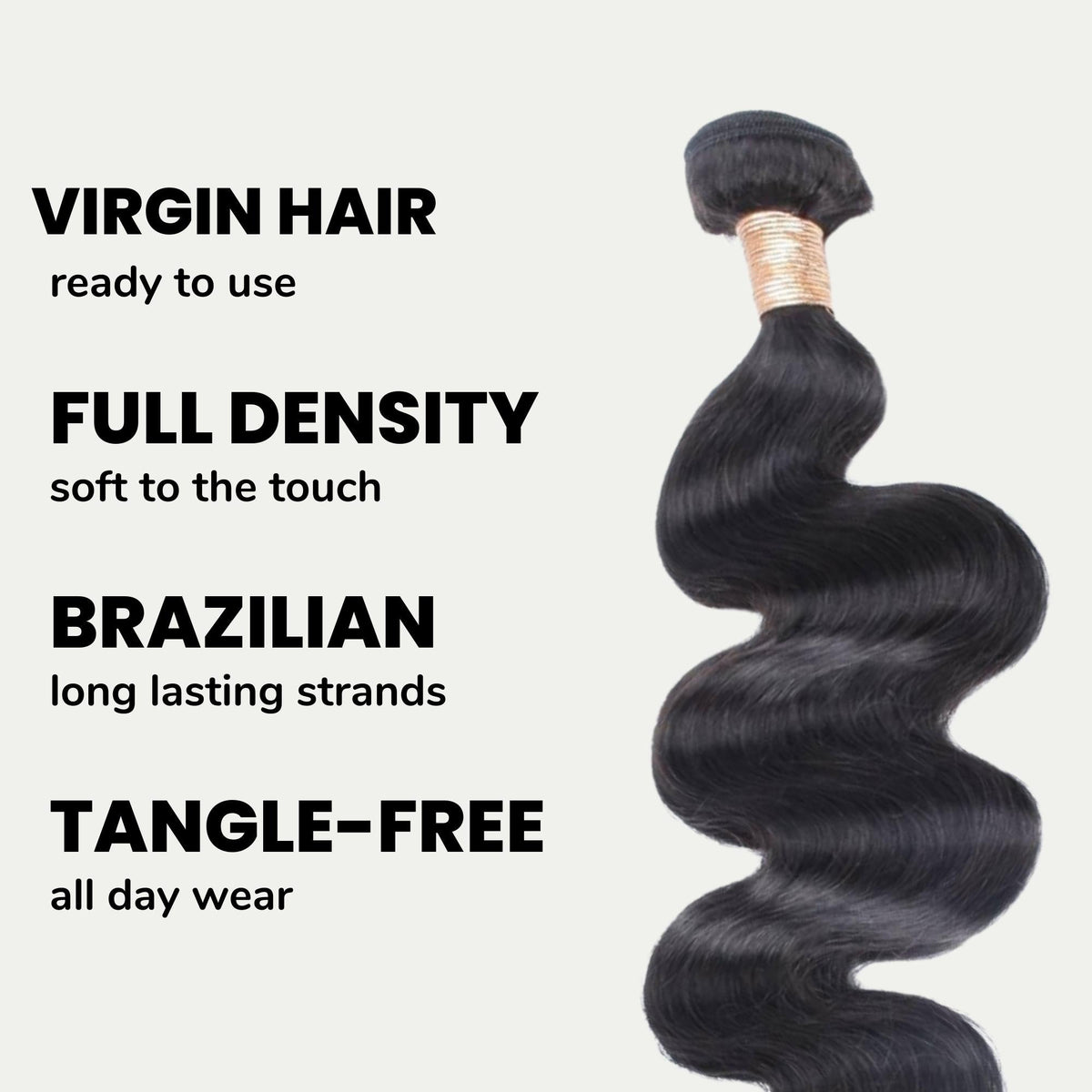 Brazilian Body Wave 100% Human Hair Bundles - URBANPICK FASHION