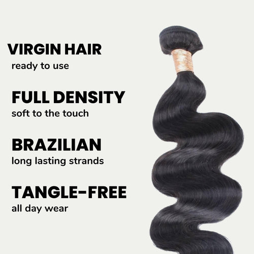Brazilian Body Wave 100% Human Hair Bundles - URBANPICK FASHION