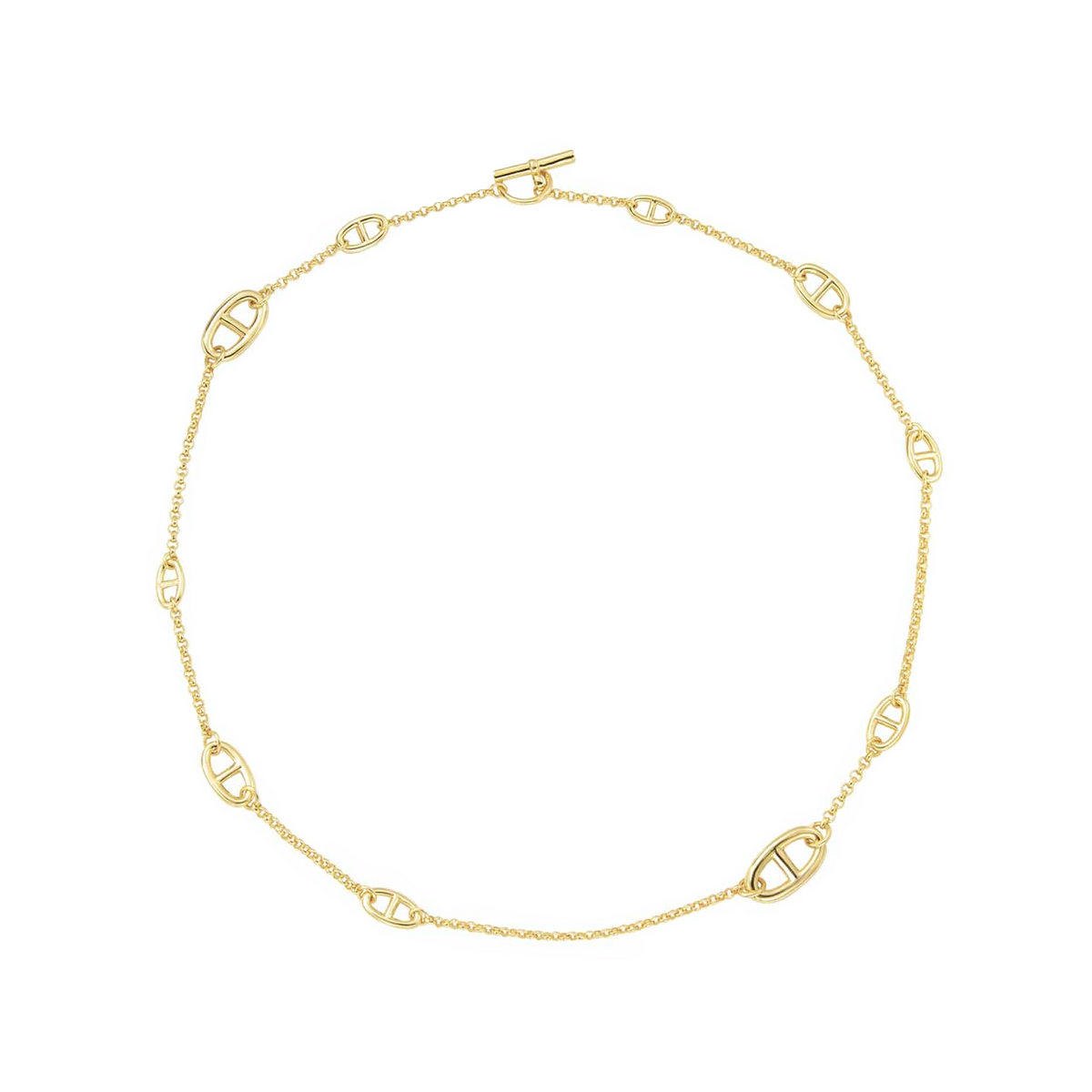 C008G B.Tiff Gold Garlande Lariat Chain Necklace - URBANPICK FASHION