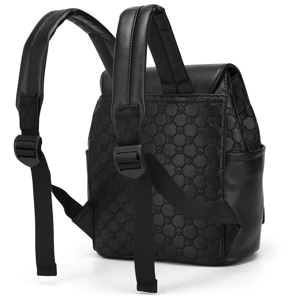 Compass 10L Vegan Leather Monogram Mini Backpack - URBANPICK FASHION