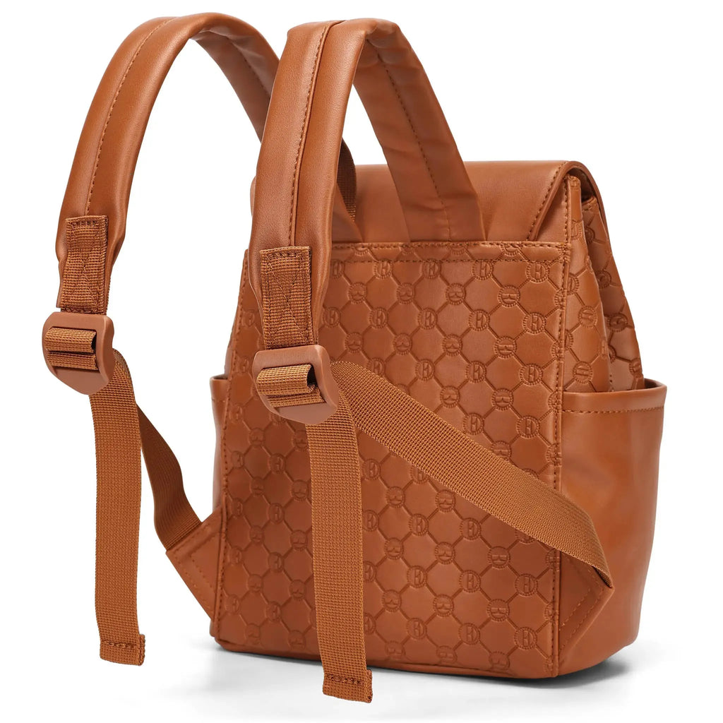 Compass 10L Vegan Leather Monogram Mini Backpack - URBANPICK FASHION