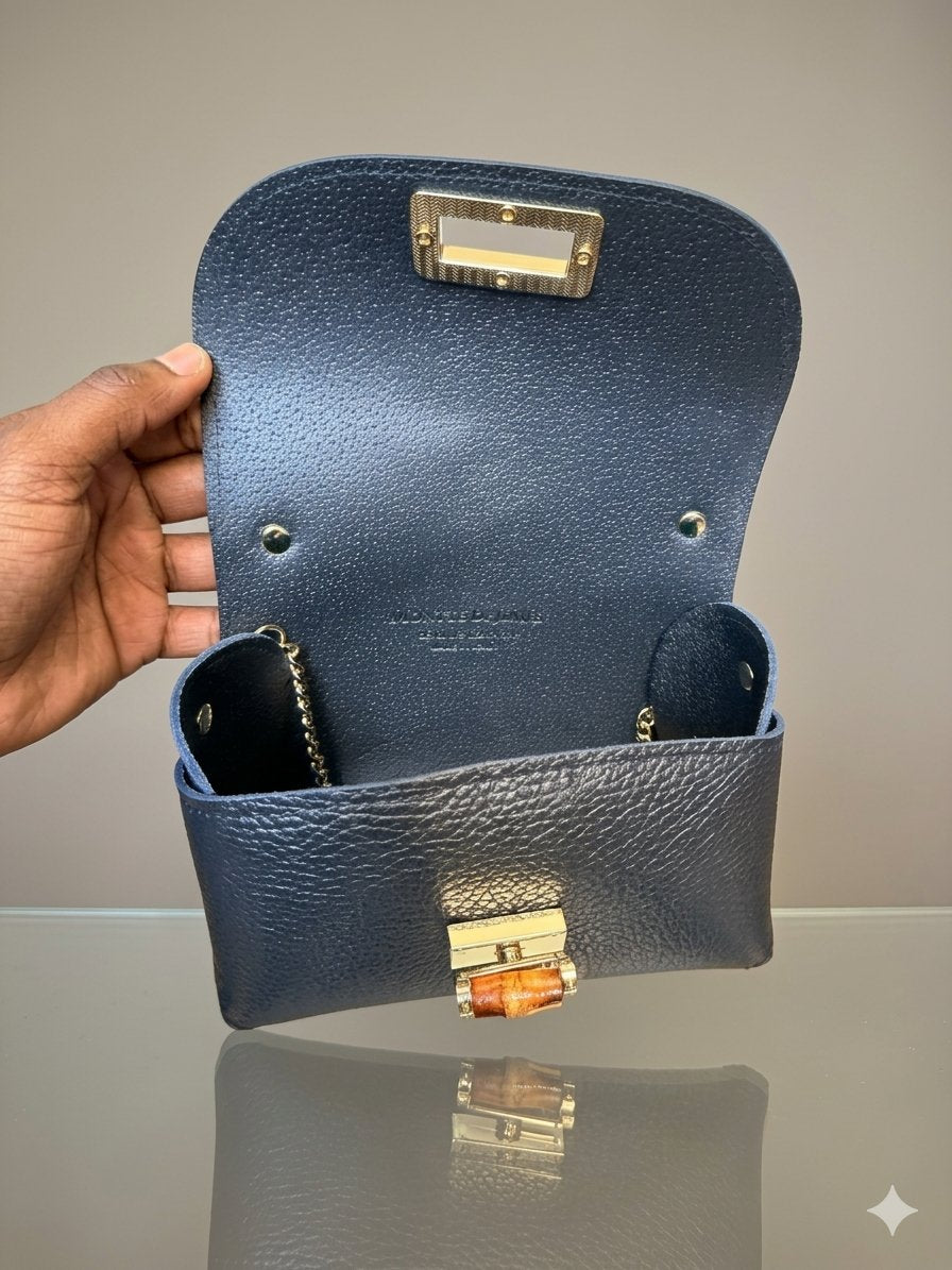 Chic Mini Top-Handle – Italian Handmade Leather Crossbody MADE IN ITALIA 🇮🇹