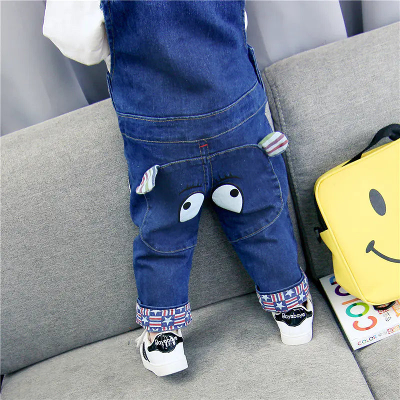 Korean Style Baby Denim Overalls for Boys and Girls - URBANPICK FASHION