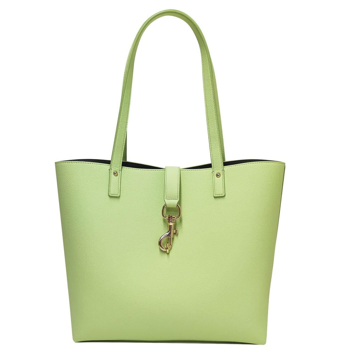Pebbled Genuine Leather Tote Bag for Women – 16″ Laptop Work Tote - URBANPICK FASHION