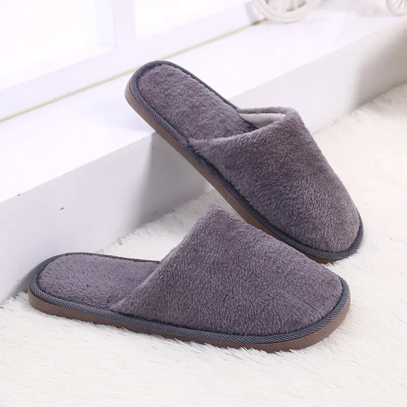 Thick Plush Slippers for Autumn and Winter Comfort - URBANPICK FASHION