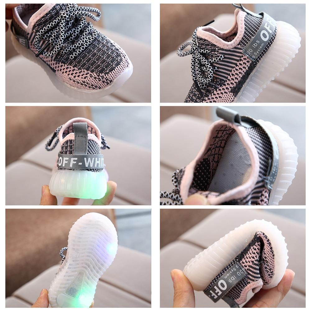 Kids LED Light-Up Sneakers