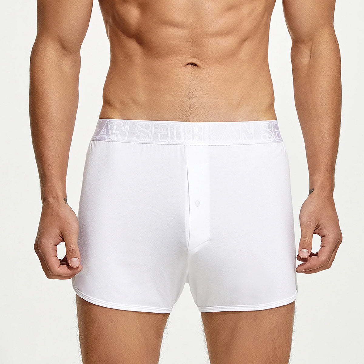 Men’s Cotton Boxer Shorts – Combed Cotton Lounge Underwear - URBANPICK FASHION