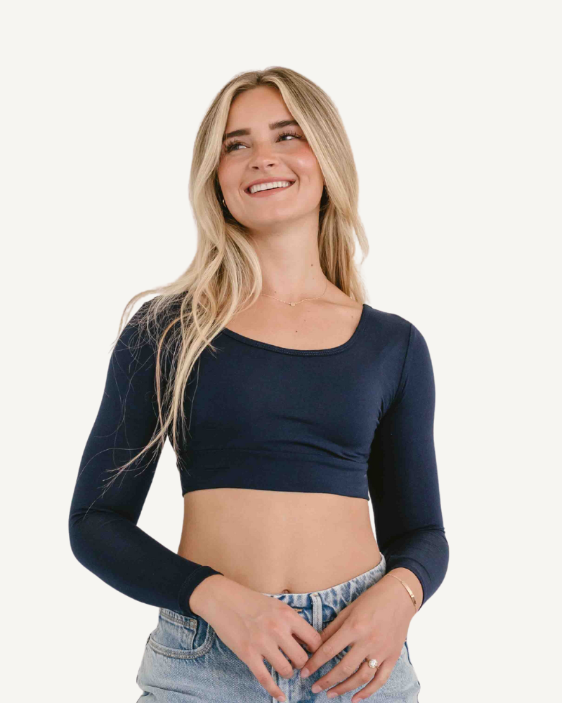Classic Long Sleeve Halftee - URBANPICK FASHION