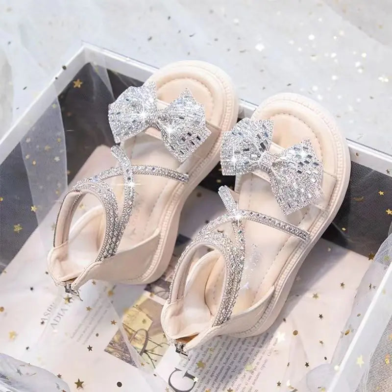New Summer Girls' Sandals with Rhinestones - URBANPICK FASHION