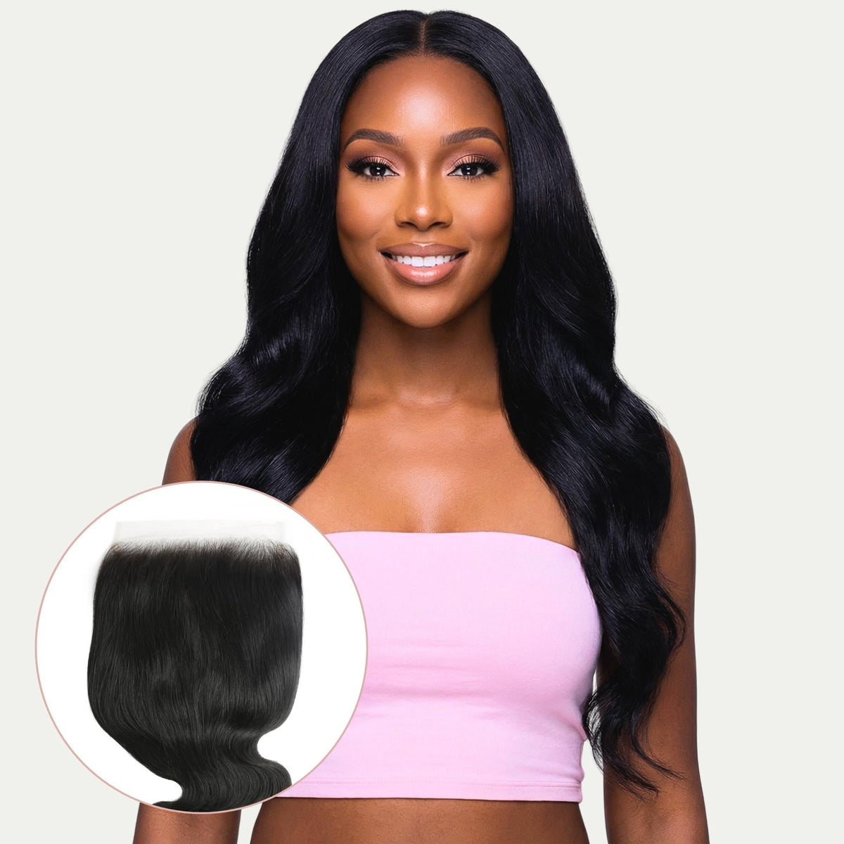 Jet Black Body Wave 7x7 HD Lace Human Hair Closure - URBANPICK FASHION