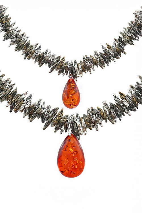 Amber Pendant Necklace - URBANPICK FASHION
