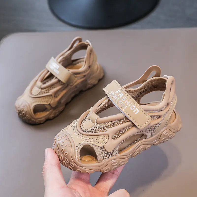 Children's Soft Bottom Summer Semi-Sandals for Boys - URBANPICK FASHION