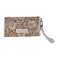 Handtooled Drover Wallet - Ivory Dust - URBANPICK FASHION