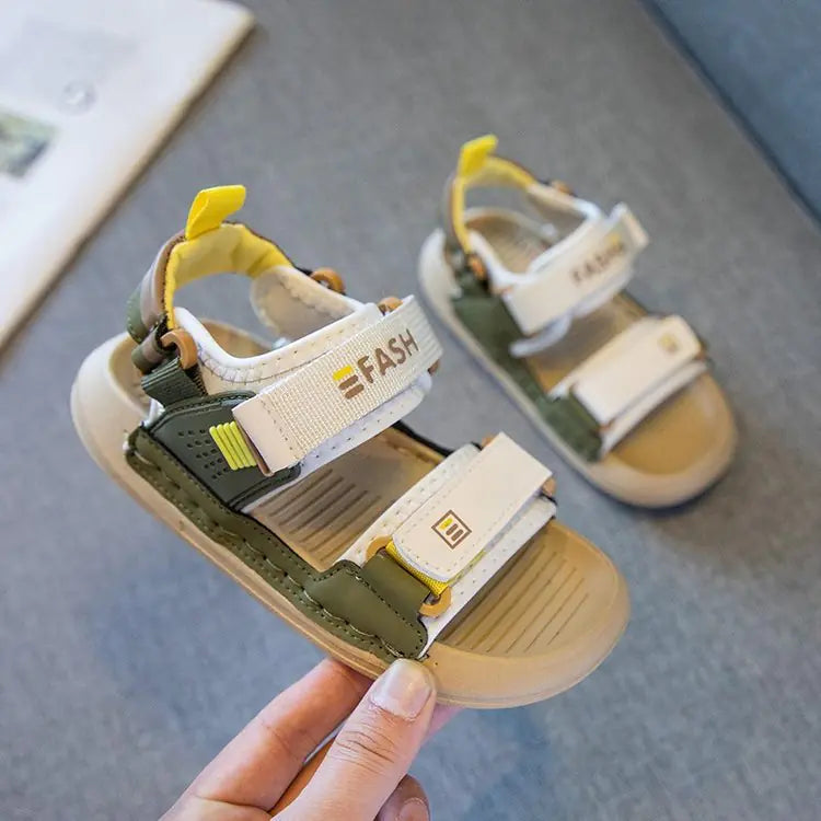 Boys' Soft Bottom Summer Beach Sandals for School - URBANPICK FASHION