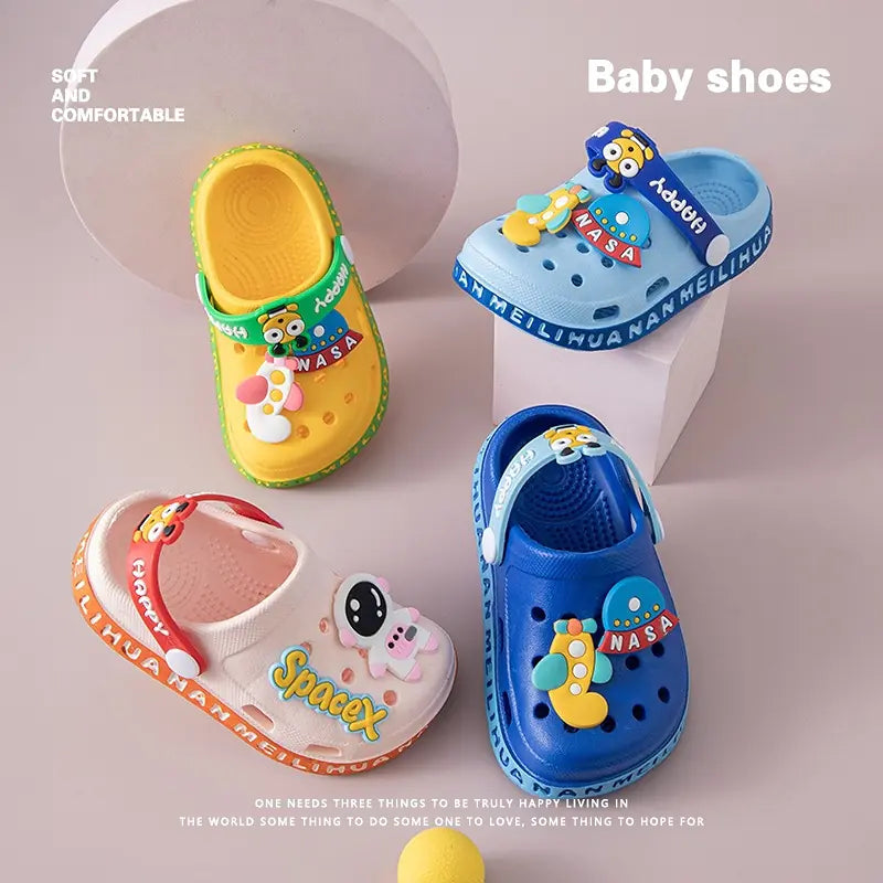 Summer Baby Sandals for Boys and Girls Cartoon Mules - URBANPICK FASHION