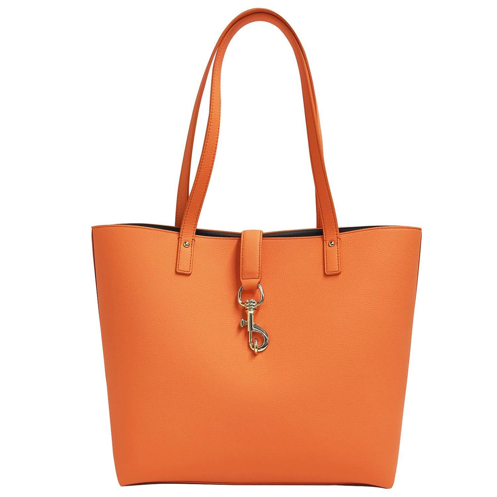 Pebbled Genuine Leather Tote Bag for Women – 16″ Laptop Work Tote - URBANPICK FASHION