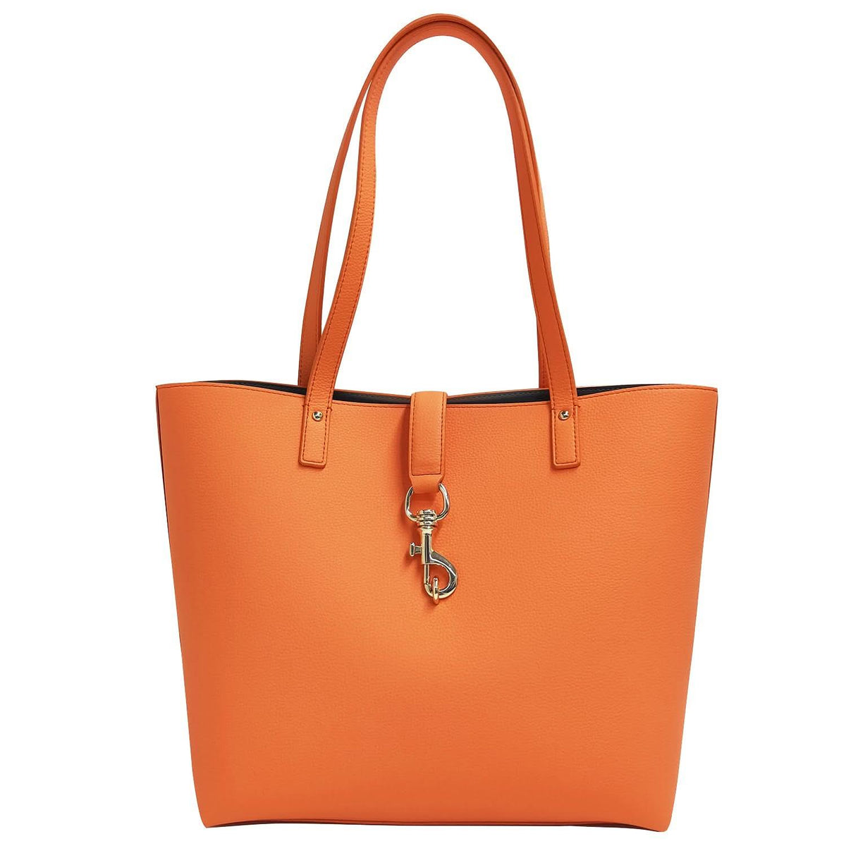 Pebbled Genuine Leather Tote Bag for Women – 16″ Laptop Work Tote - URBANPICK FASHION