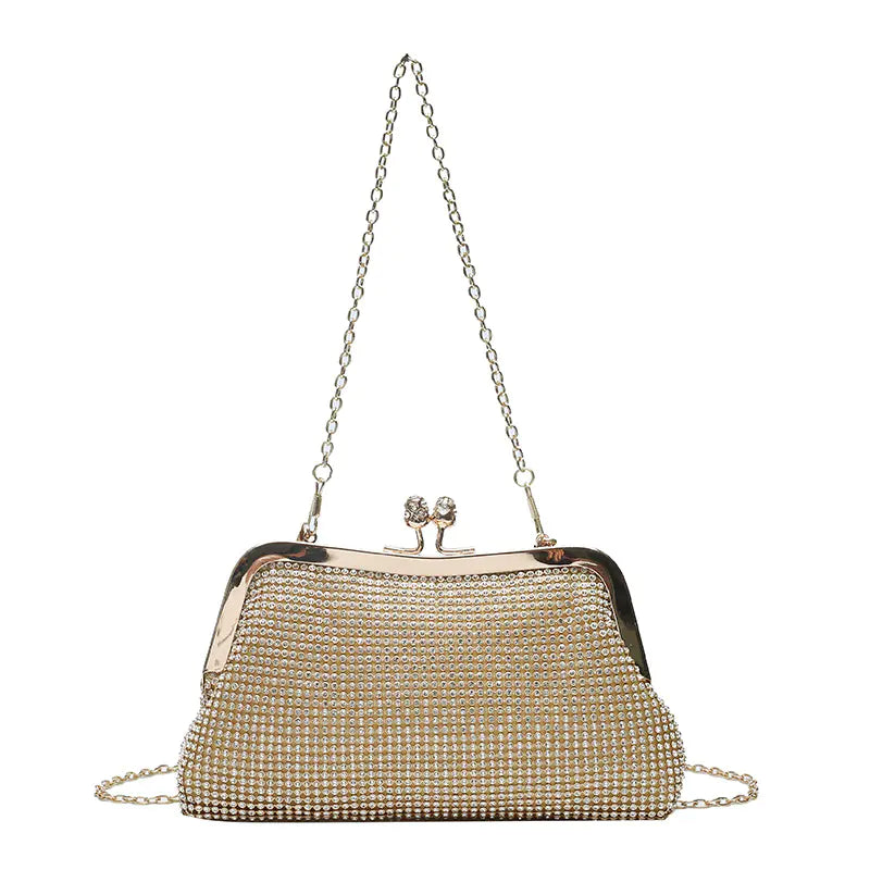 Crossbody Clip Chain Bag for Stylish Outings - URBANPICK FASHION