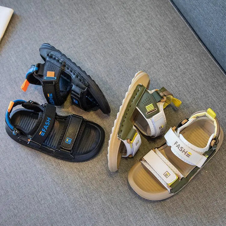 Boys' Soft Bottom Summer Beach Sandals for School - URBANPICK FASHION