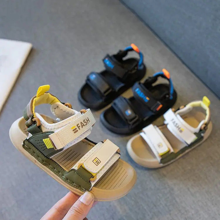 Boys' Soft Bottom Summer Beach Sandals for School - URBANPICK FASHION