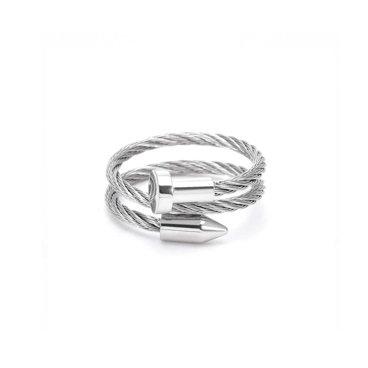 RG116W B.Tiff Pointe Cable Adjustable Ring - URBANPICK FASHION