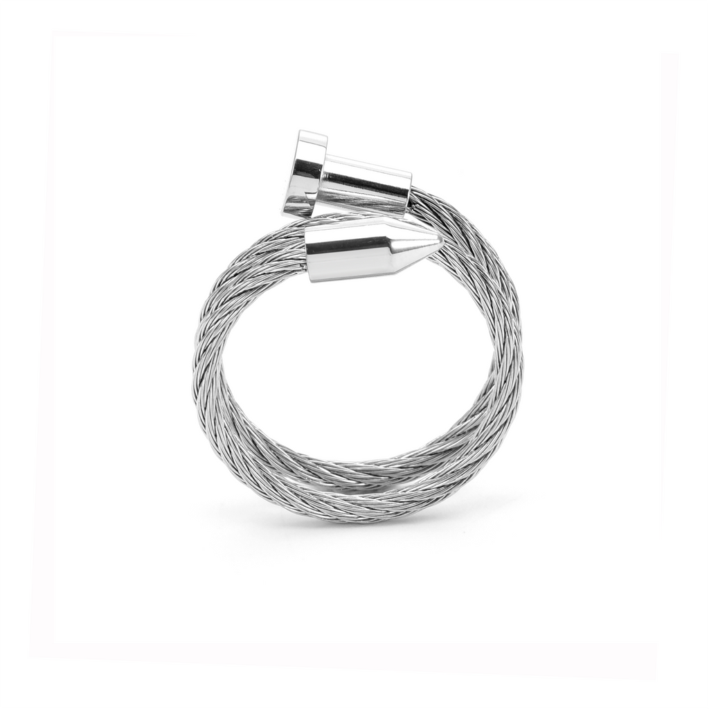 RG116W B.Tiff Pointe Cable Adjustable Ring - URBANPICK FASHION