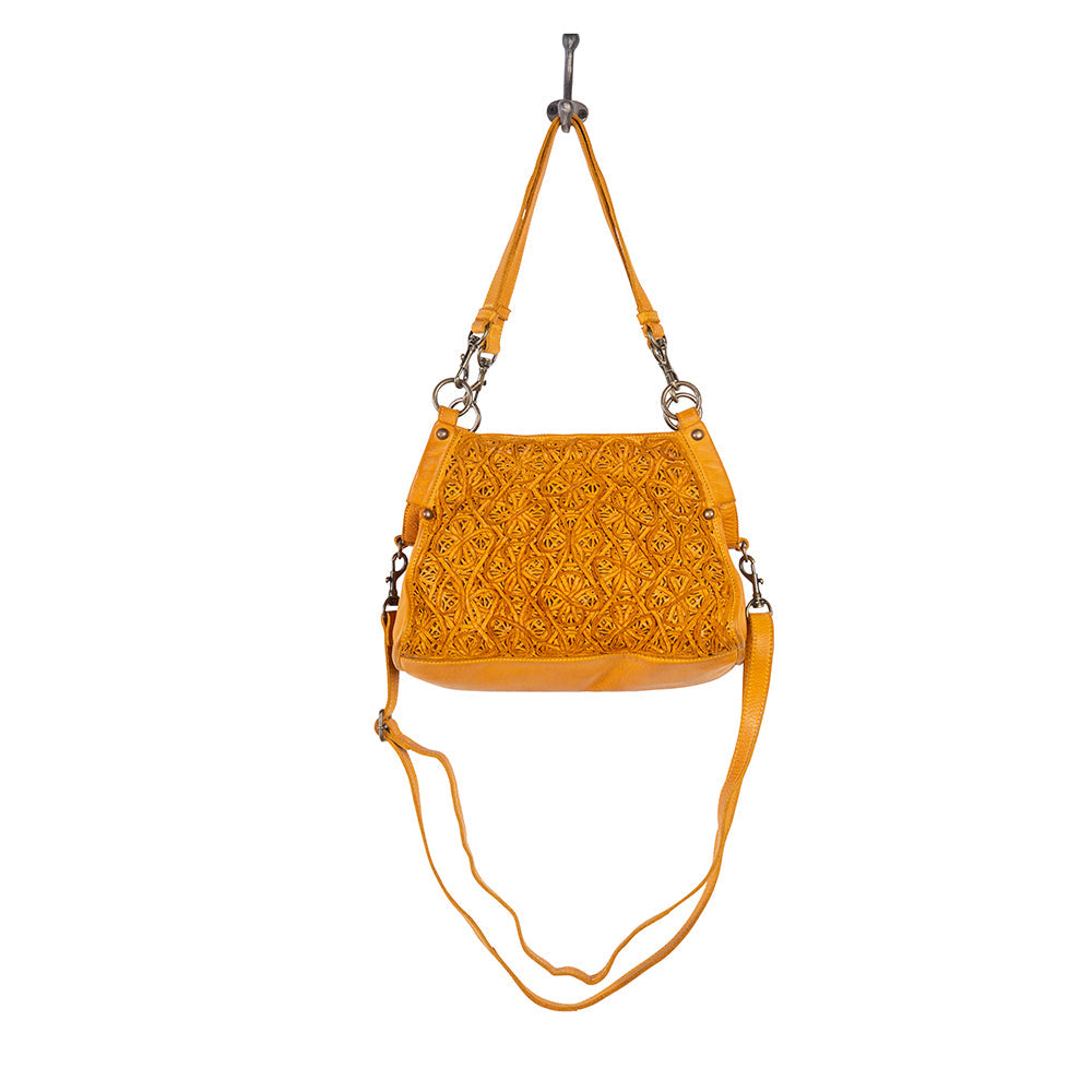 Effervescence Leather & Hair On Bag - URBANPICK FASHION
