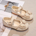 Children Princess Shoes Glitter Party Wedding Shoes for Girls Fashion Rhinestone Toddlers Ballet Flats Causal Kids Leather Shoes - URBANPICK FASHION
