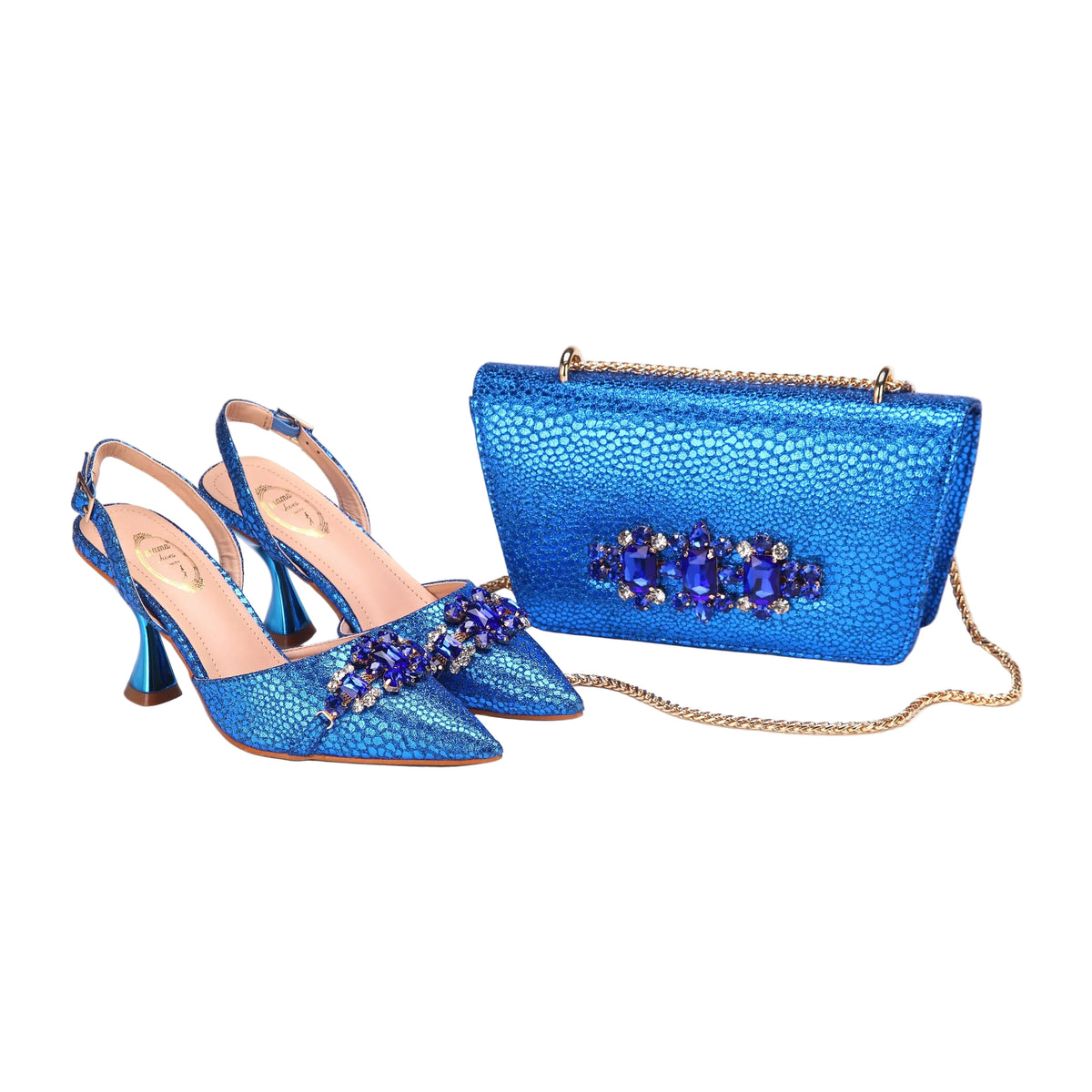 Women's Shoes and Bag Set with Pointed Toe EDN349 - URBANPICK FASHION