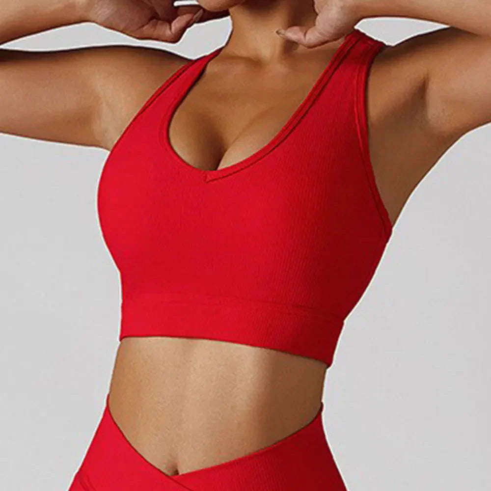 3-Piece Seamless Yoga Set – Jacket, Bra & Leggings - URBANPICK FASHION
