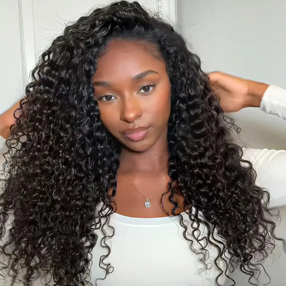 40" HD Lace Front Deep Wave Human Hair Wig (13x4 / 13x6)