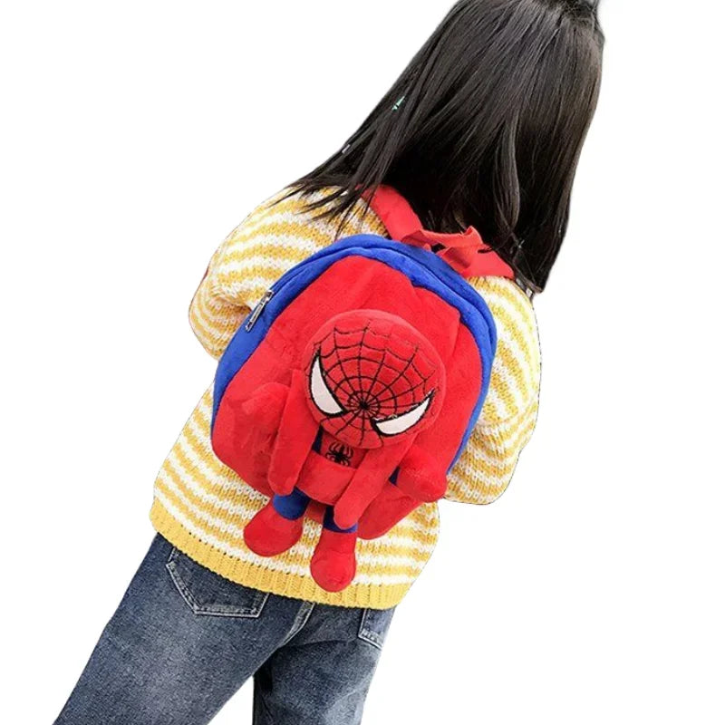 Cartoon cartoon fashion character backpack children casual plush backpack cute kindergarten boy and girl schoolbag gift - URBANPICK FASHION