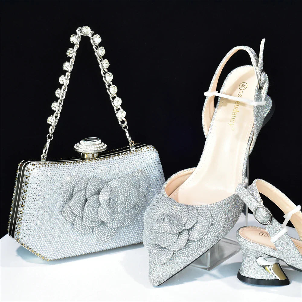 Italian Shoes And Bag Sets For Evening Party HAB1-16 - URBANPICK FASHION