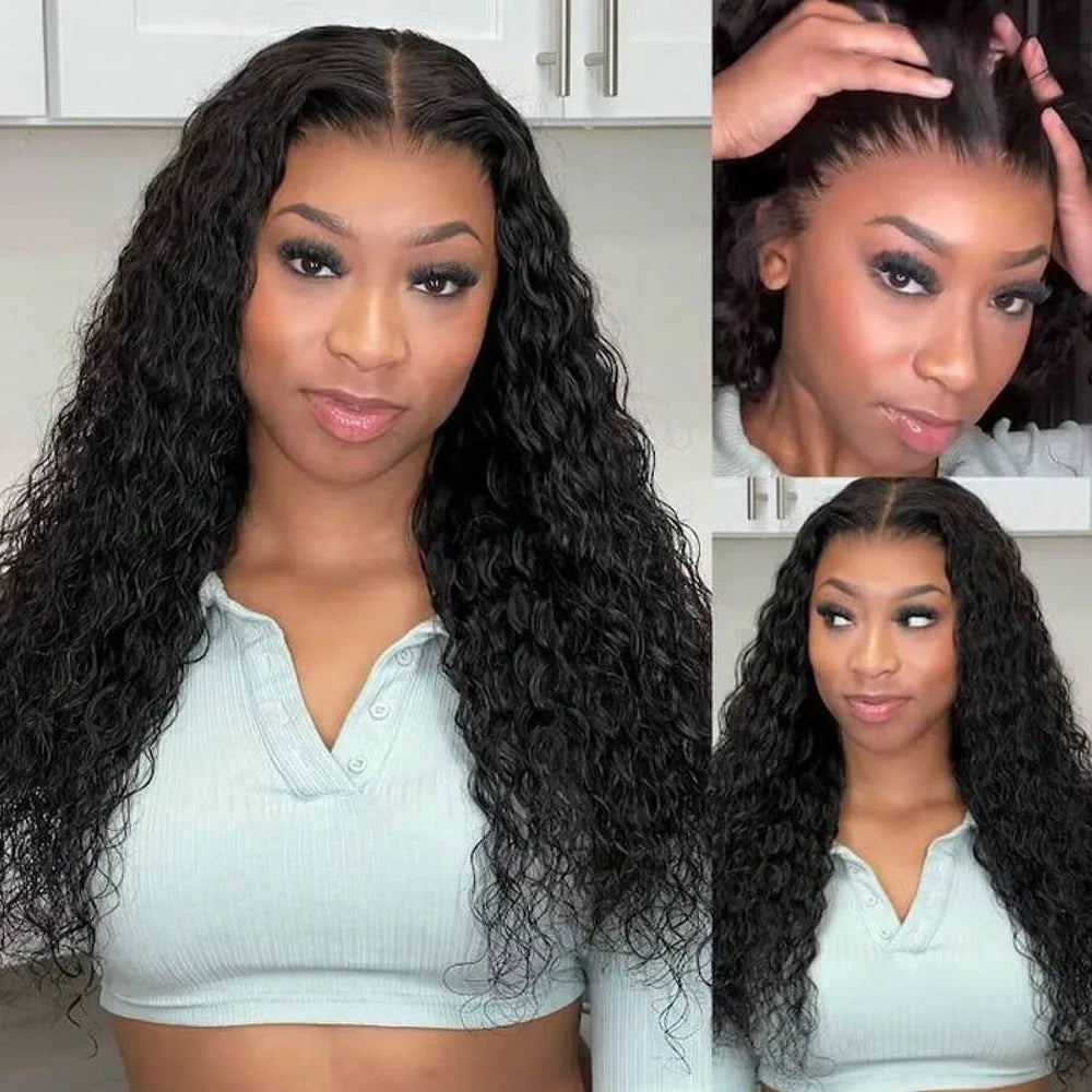 40" HD Lace Front Deep Wave Human Hair Wig (13x4 / 13x6)