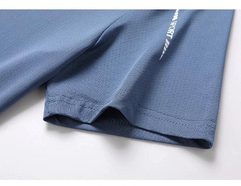 CHRLCK Men's Quick Dry Running T Shirt Size M Breathable Outdoor Sports Tee Hiking Fishing Summer Essentials - URBANPICK FASHION