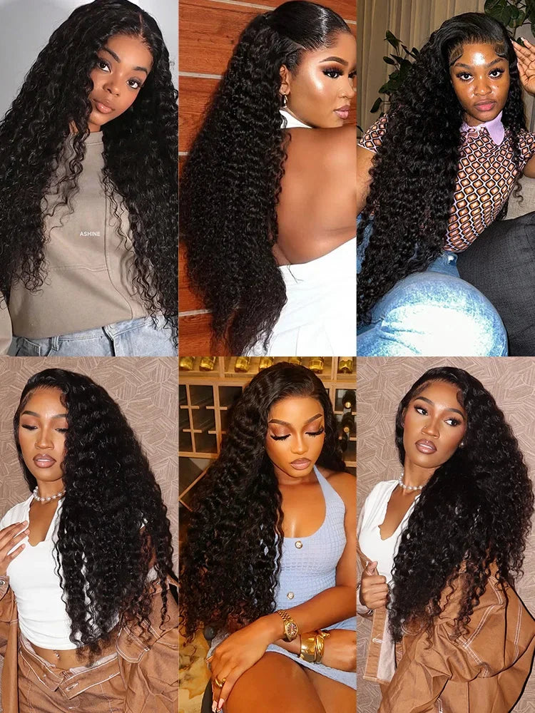 40" HD Lace Front Deep Wave Human Hair Wig (13x4 / 13x6)