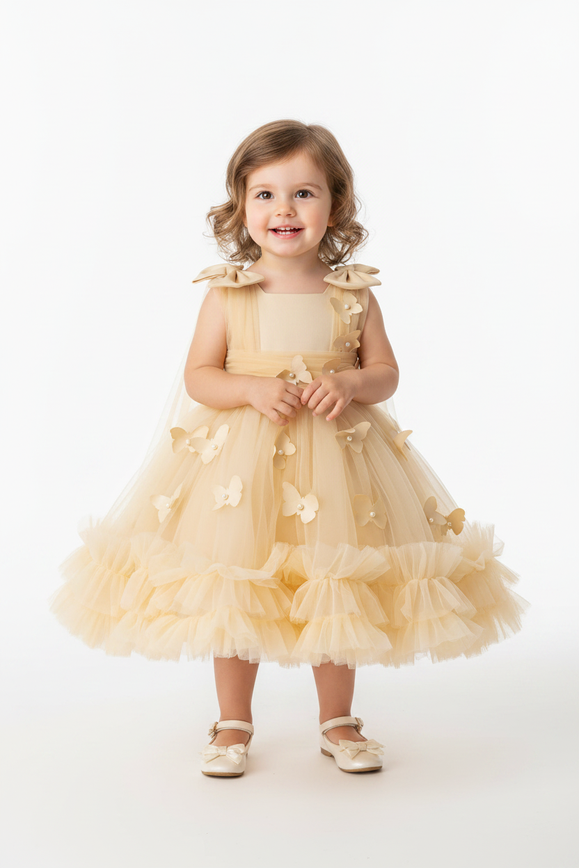 Toddler & Little Girls Birthday & Party Butterfly Dress - URBANPICK FASHION
