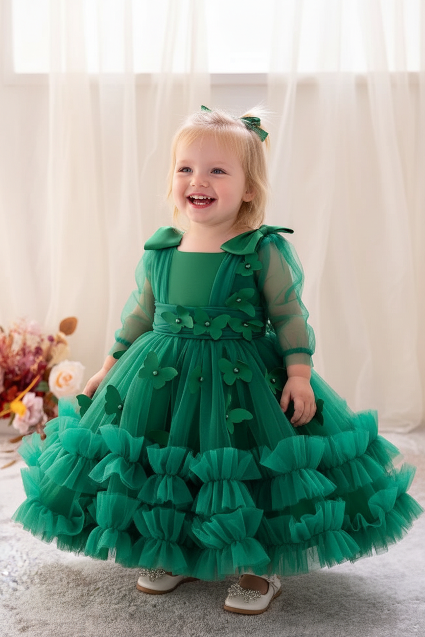 Toddler & Little Girls Birthday & Party Butterfly Dress - URBANPICK FASHION