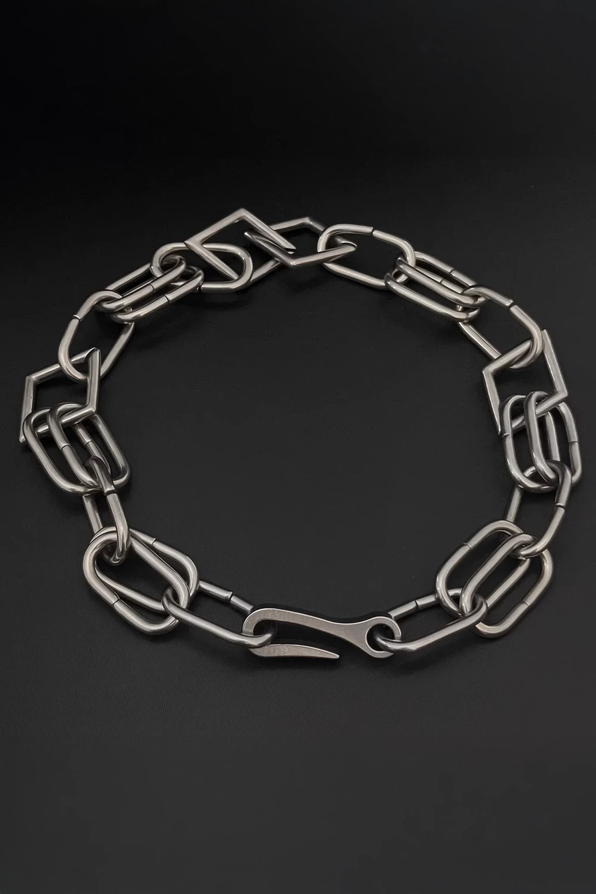 Metal Street Style Necklace Set