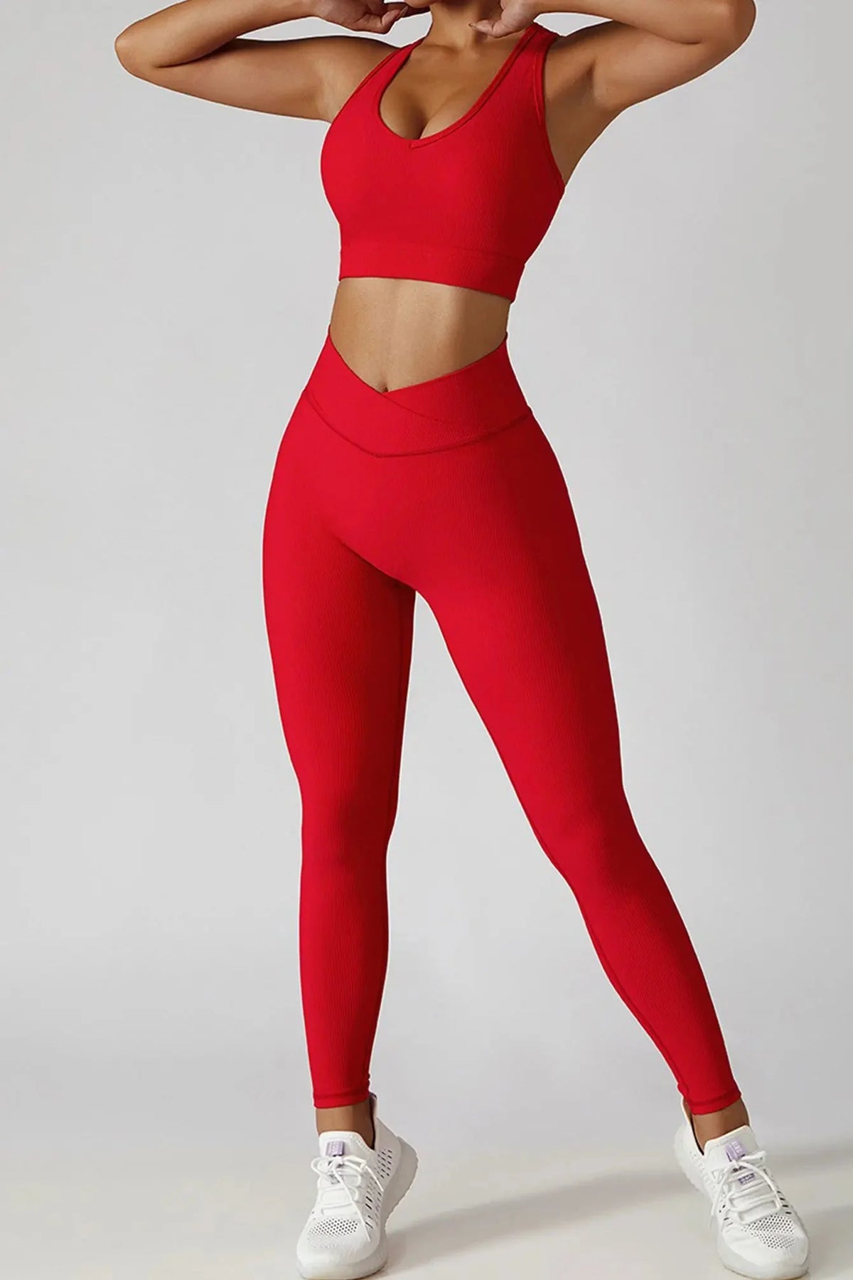 3-Piece Seamless Yoga Set – Jacket, Bra & Leggings - URBANPICK FASHION