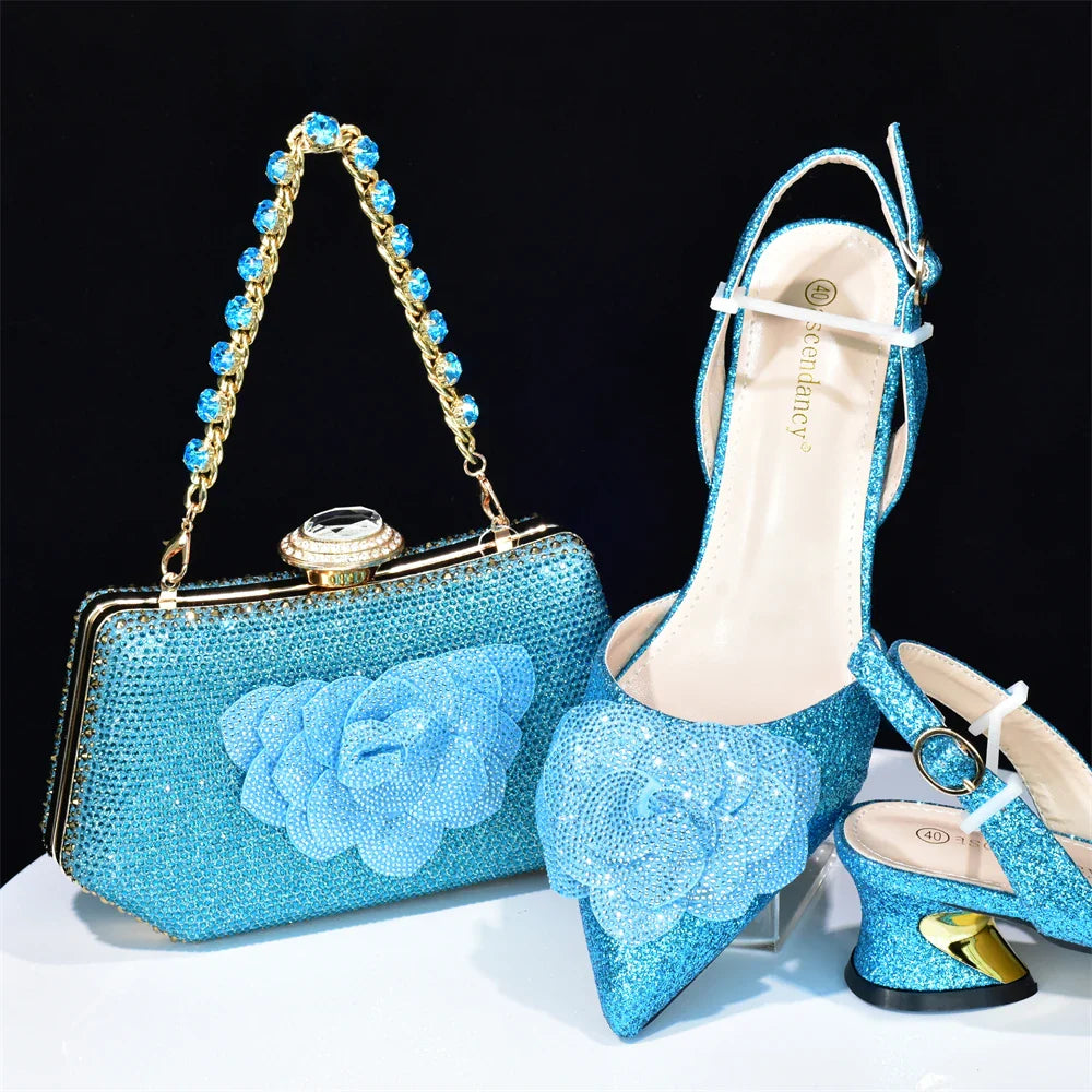 Italian Shoes And Bag Sets For Evening Party HAB1-16 - URBANPICK FASHION