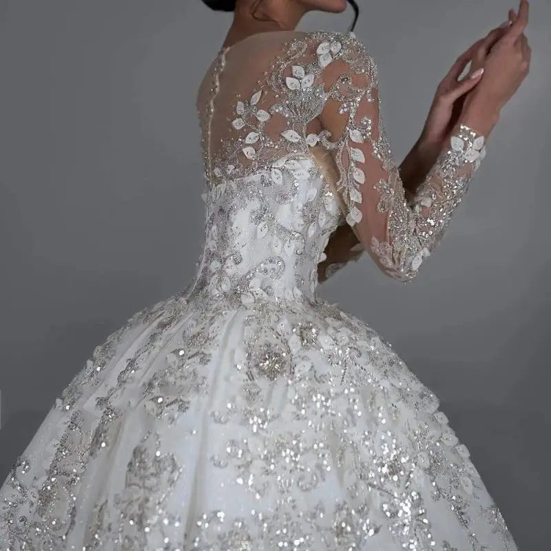 Luxe Embellished Ball Gown EDW231 - URBANPICK FASHION