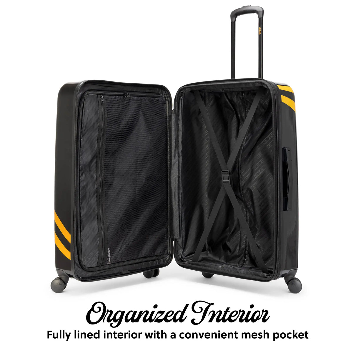Kustom Kulture 3-Piece Expandable Hardside Spinner Luggage Set - URBANPICK FASHION