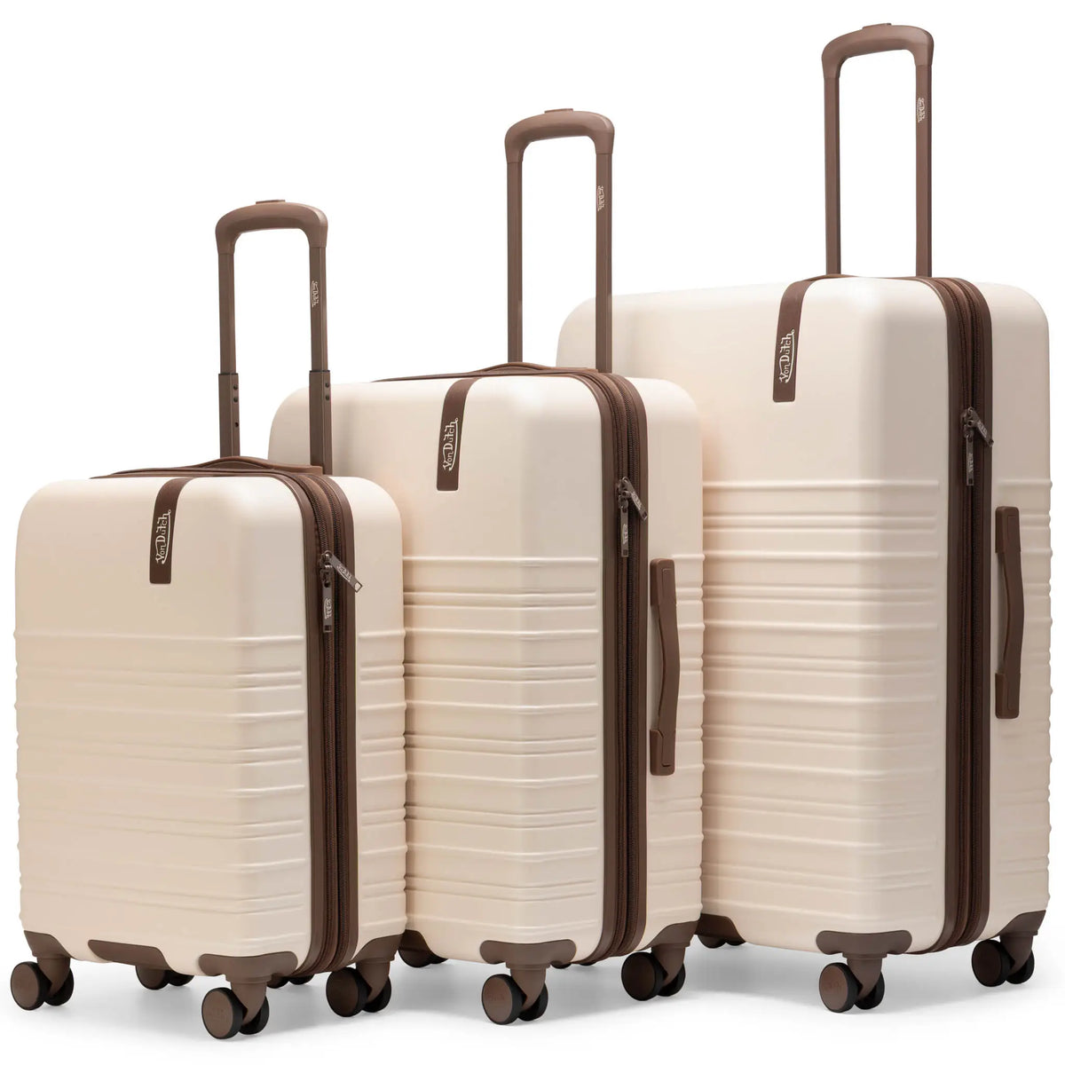 Retro Trek 3-Piece Expandable Hardside Spinner Luggage Set - URBANPICK FASHION
