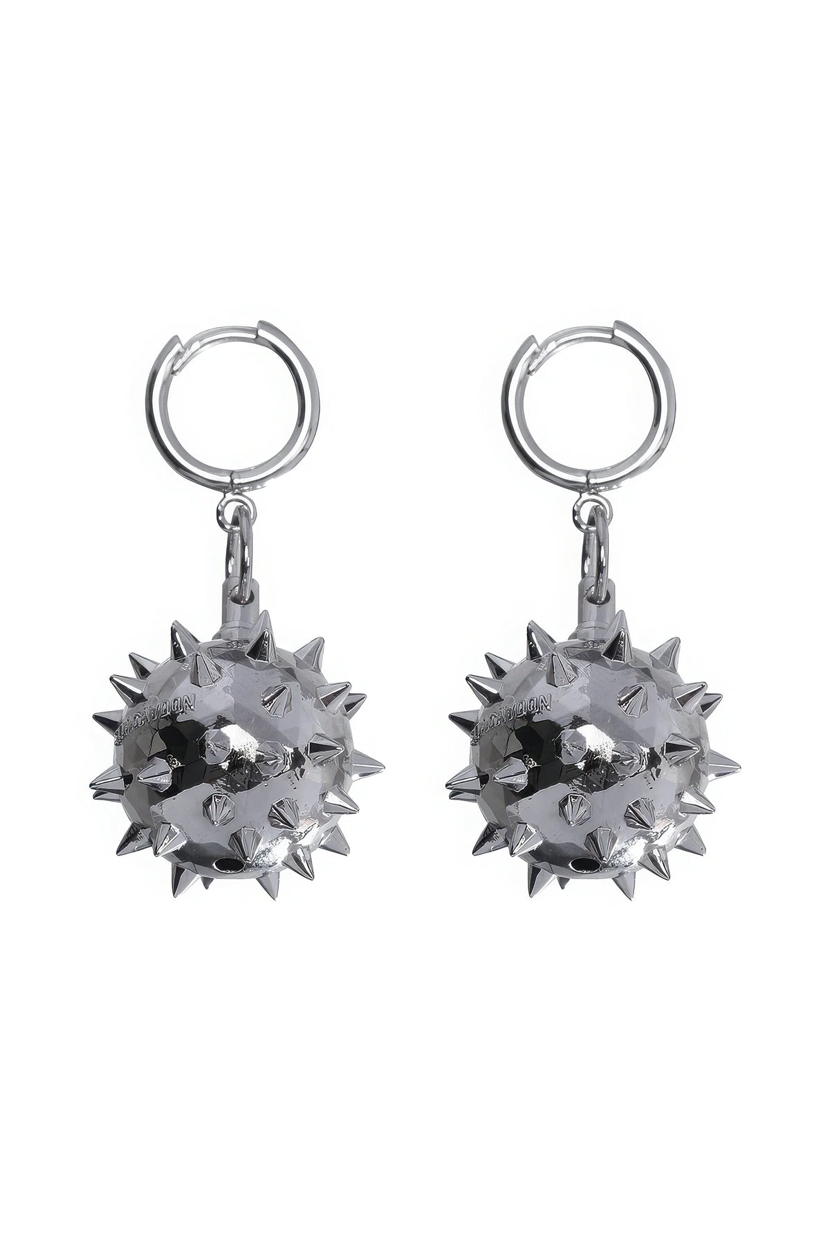Warrior Chain Ball Earrings – Edgy & Unisex Statement Piece (Pair) - URBANPICK FASHION