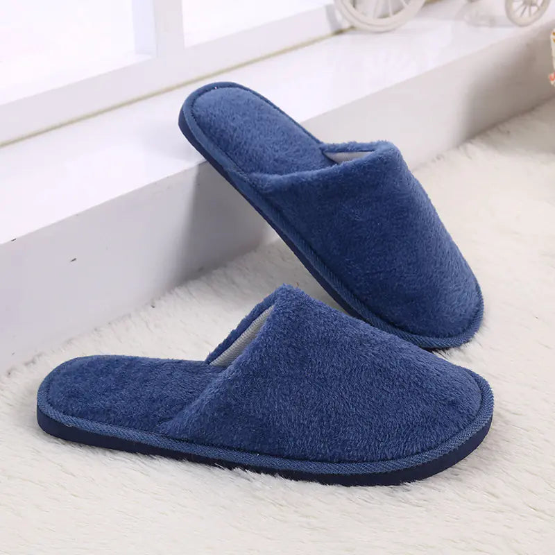 Thick Plush Slippers for Autumn and Winter Comfort - URBANPICK FASHION