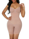 Full Size Spaghetti Strap Shaping Romper Plus Size - URBANPICK FASHION